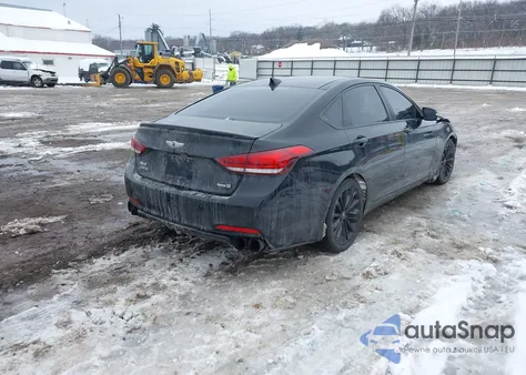 2015 Hyundai Genesis 3.8 из США, поврежденный, VIN KMHGN4JE4FU102254